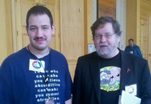 PZ Myers and I at American Atheists' 2012 conference